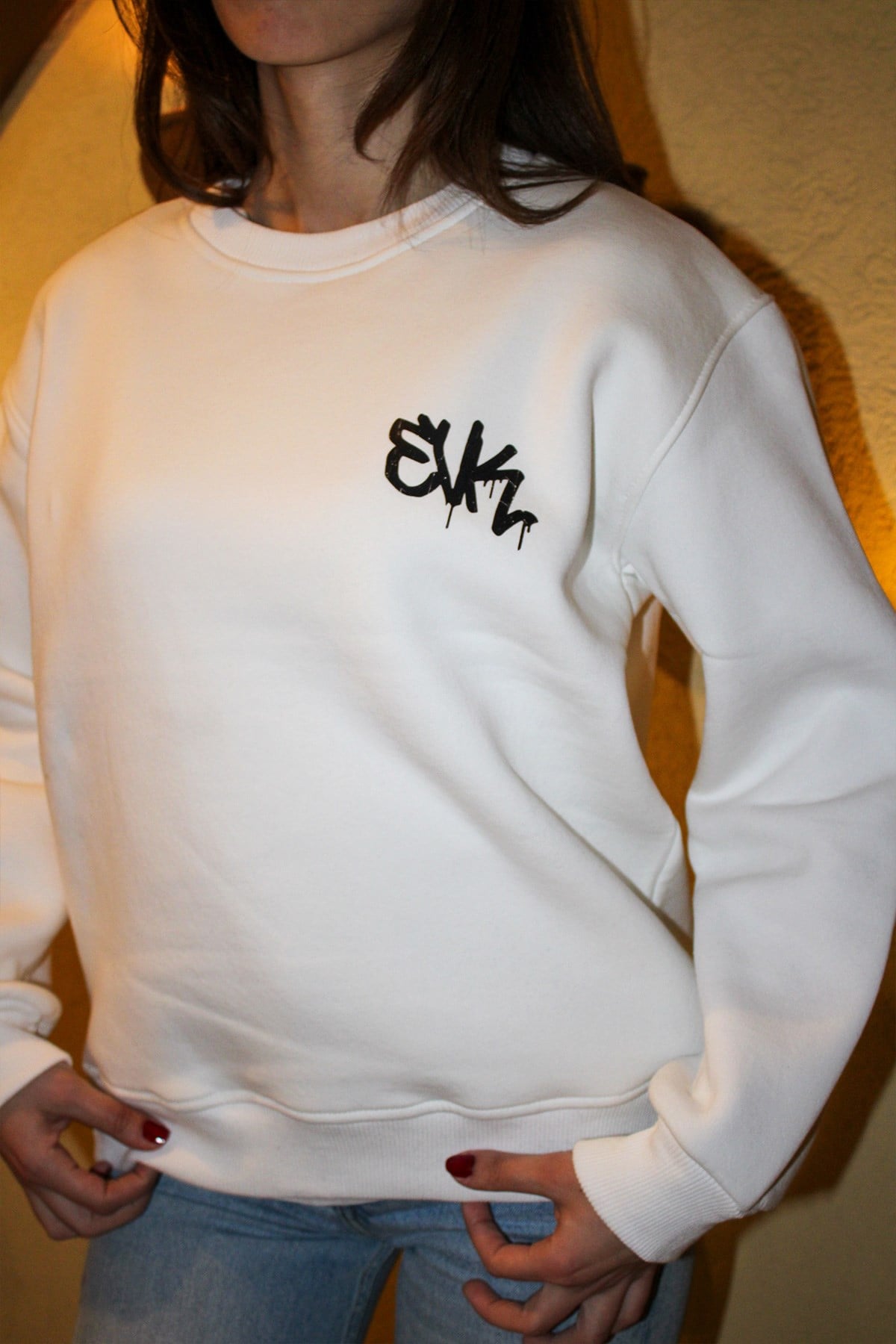 Open Your Eyes Oversize Kadın Sweat