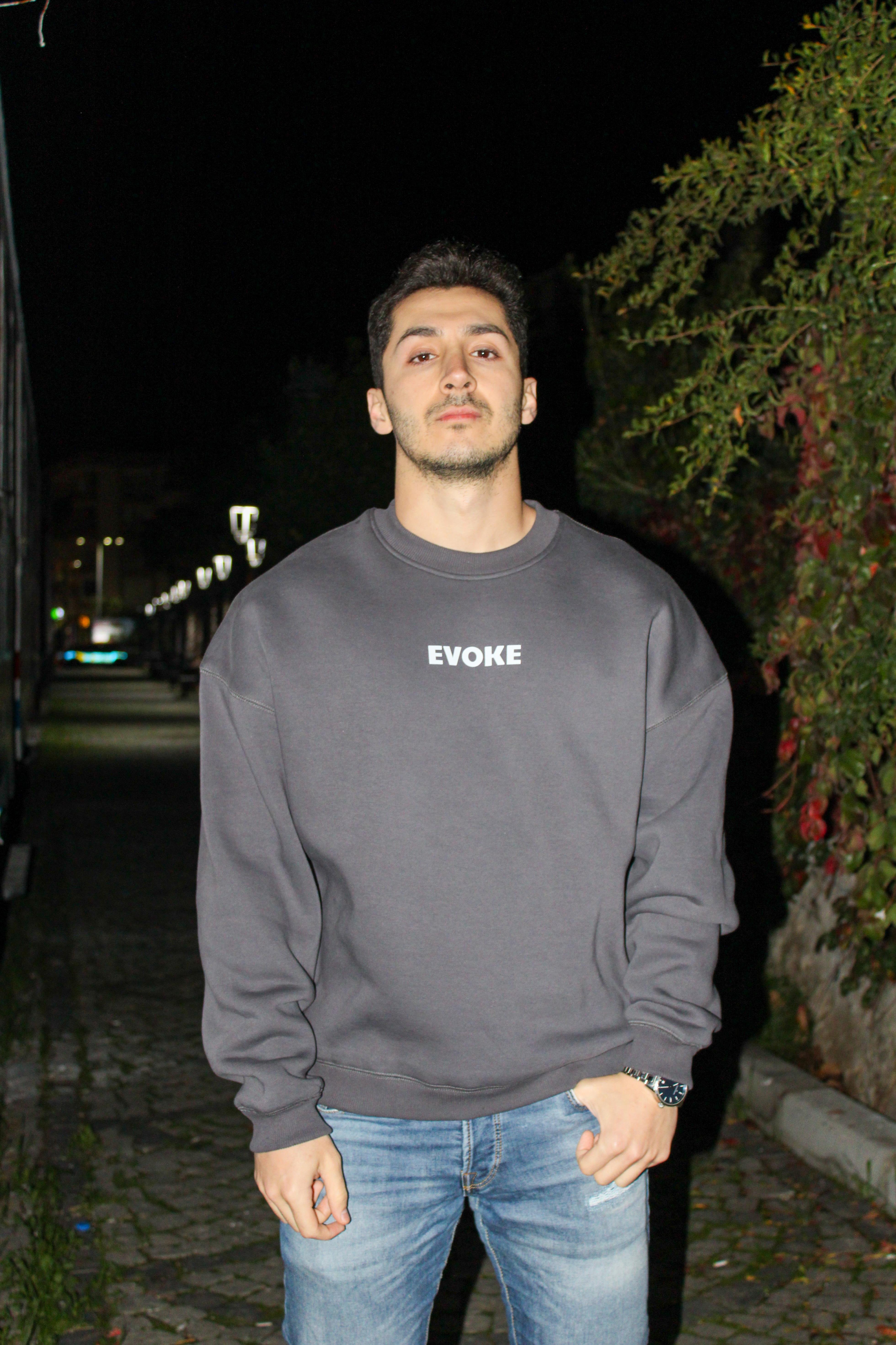 Techno Oversize Erkek Sweat