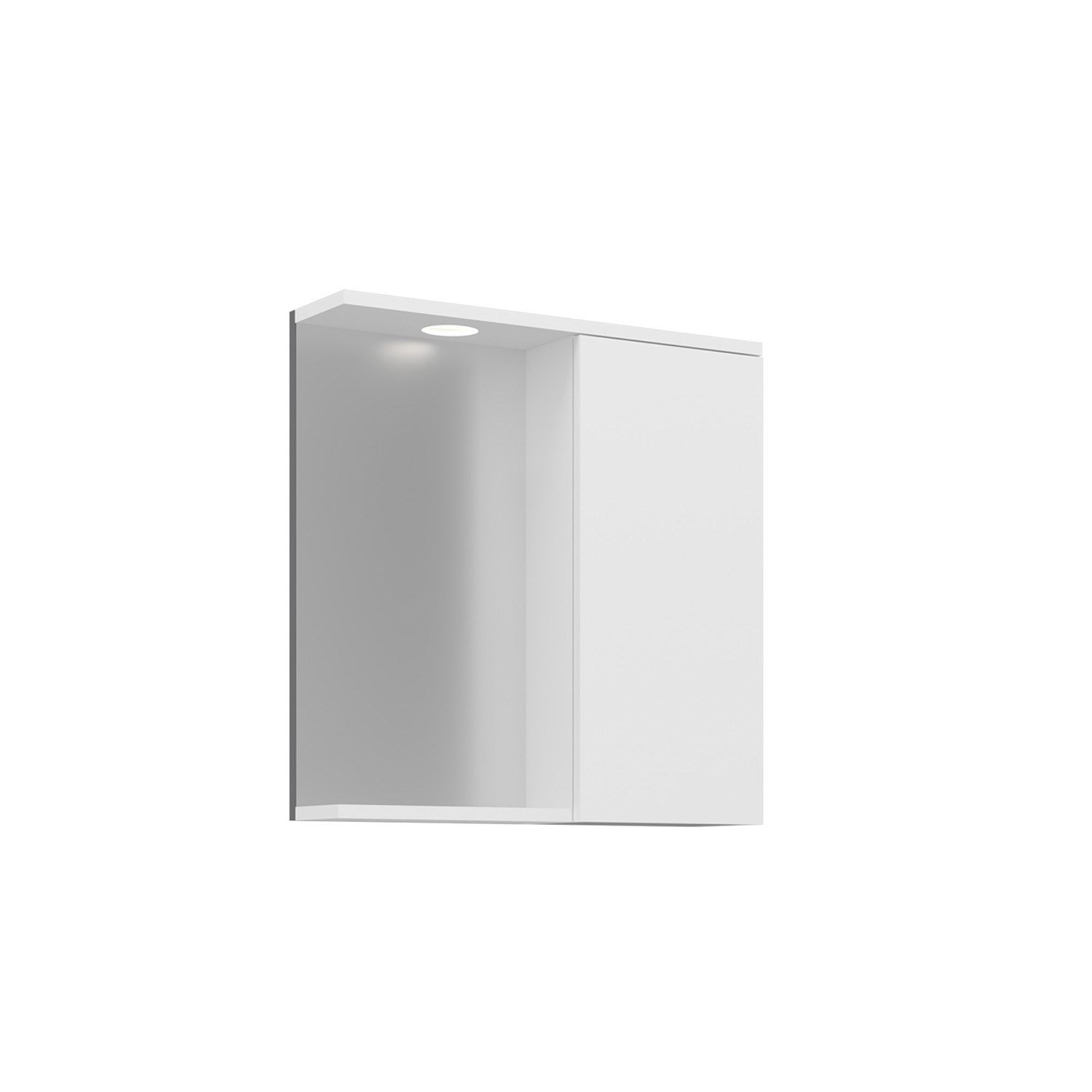 Purus 63 cm Banyo Üst Ayna Dolabı (Spot Aynalı)