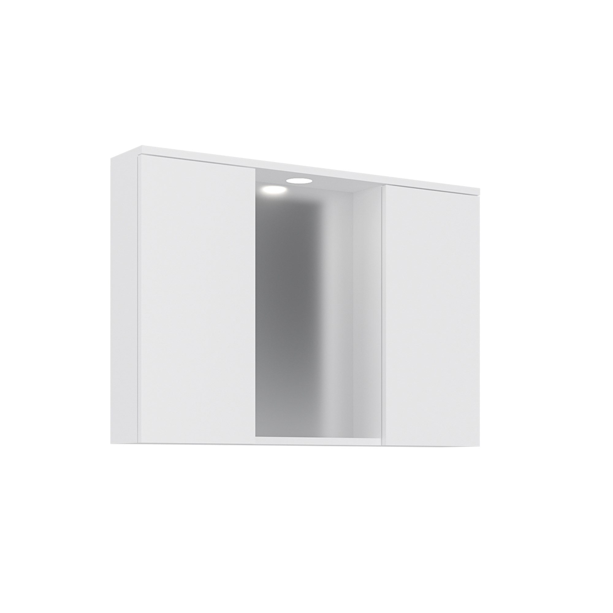 Purus 96 cm Banyo Üst Ayna Dolabı (Spot Aynalı)