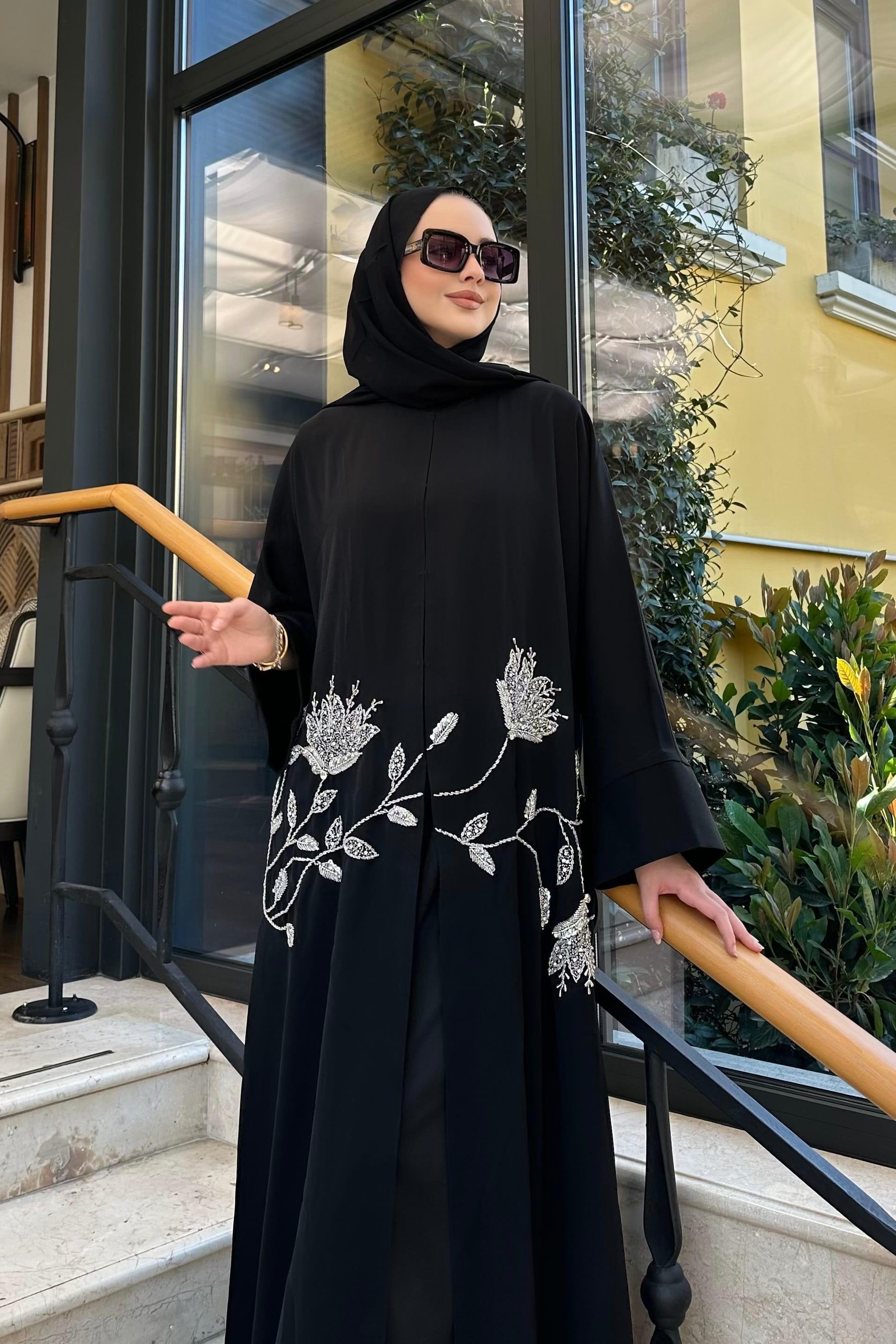 ATEŞ GÜLÜ ABAYA