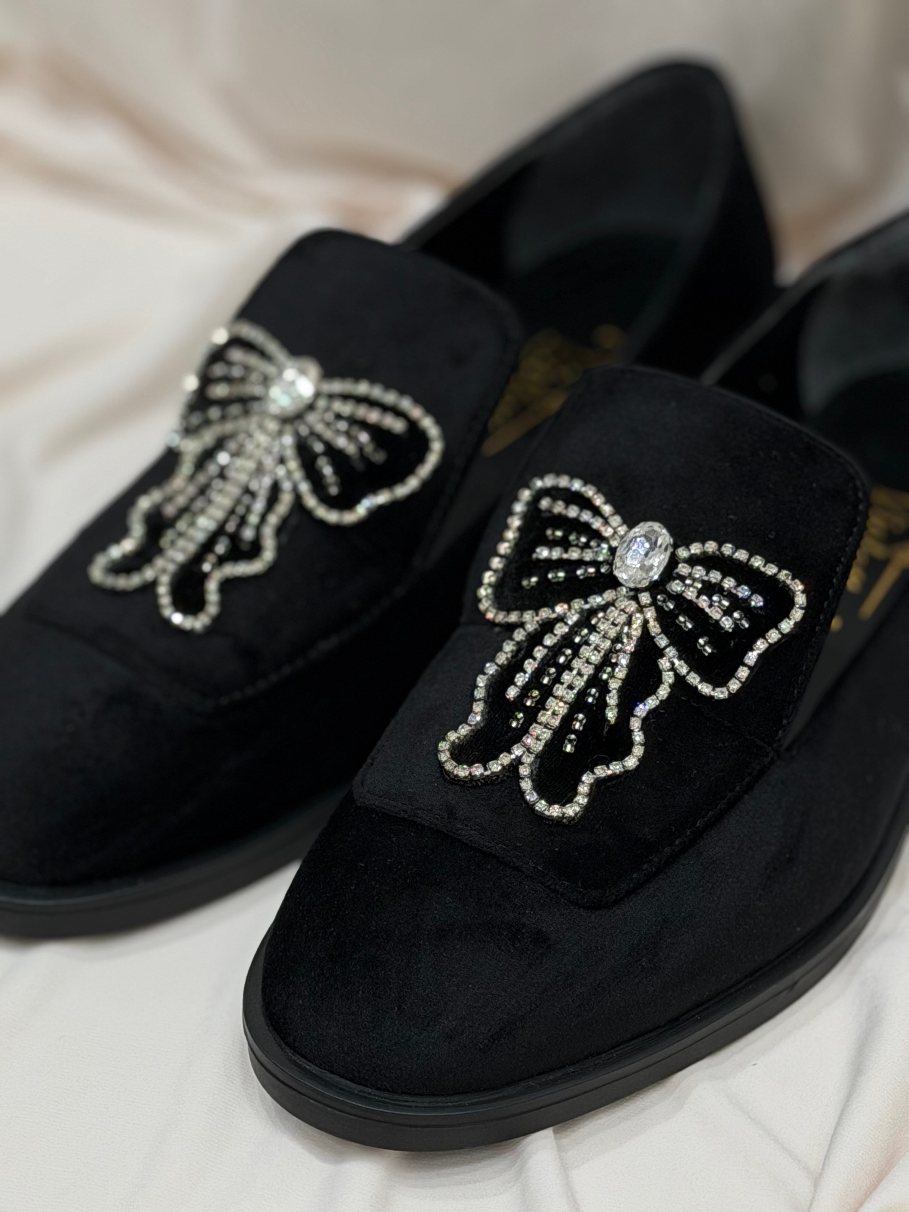 ROŞA LOAFER KADİFE AYAKKABI