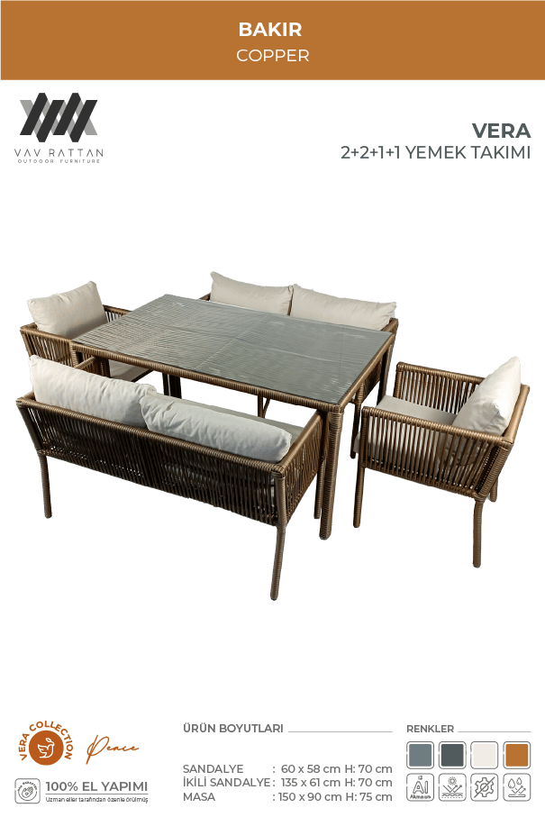 Vera 6 Kişilik Yemek Takımı