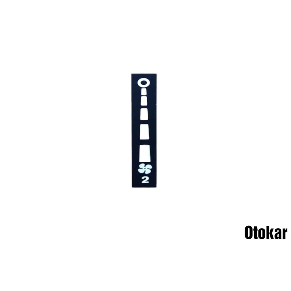 GÖSTERGE TABLA ETİKETİ (HAVALANDIRMA) DEFENDER MTC6007-LD
