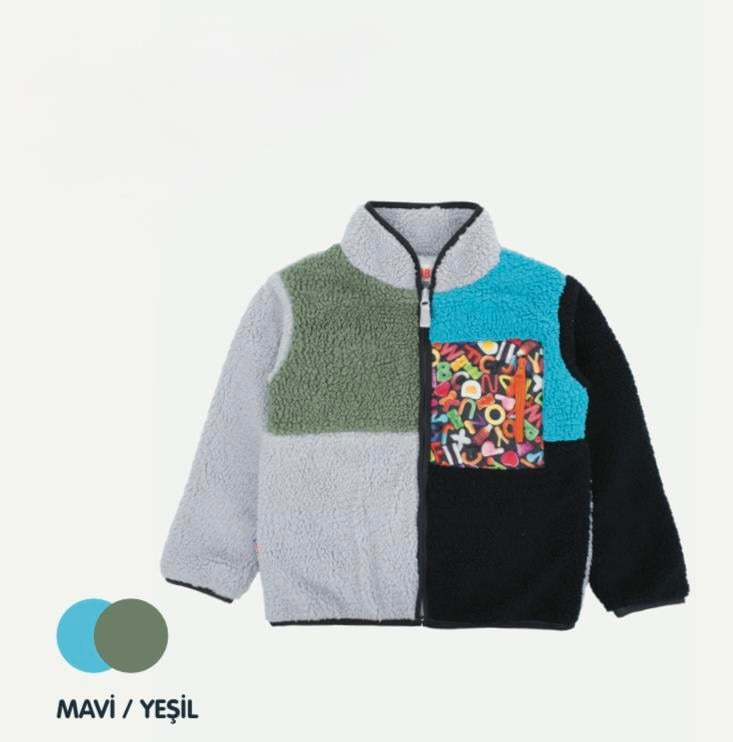 4-10 Yaş Lisanslı Haribo Peluş Polar Ceket