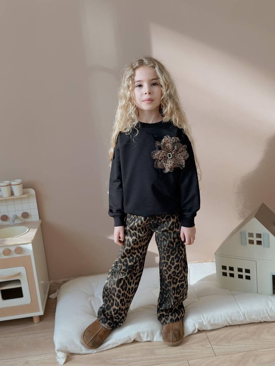 Leopar Pantolon Takım