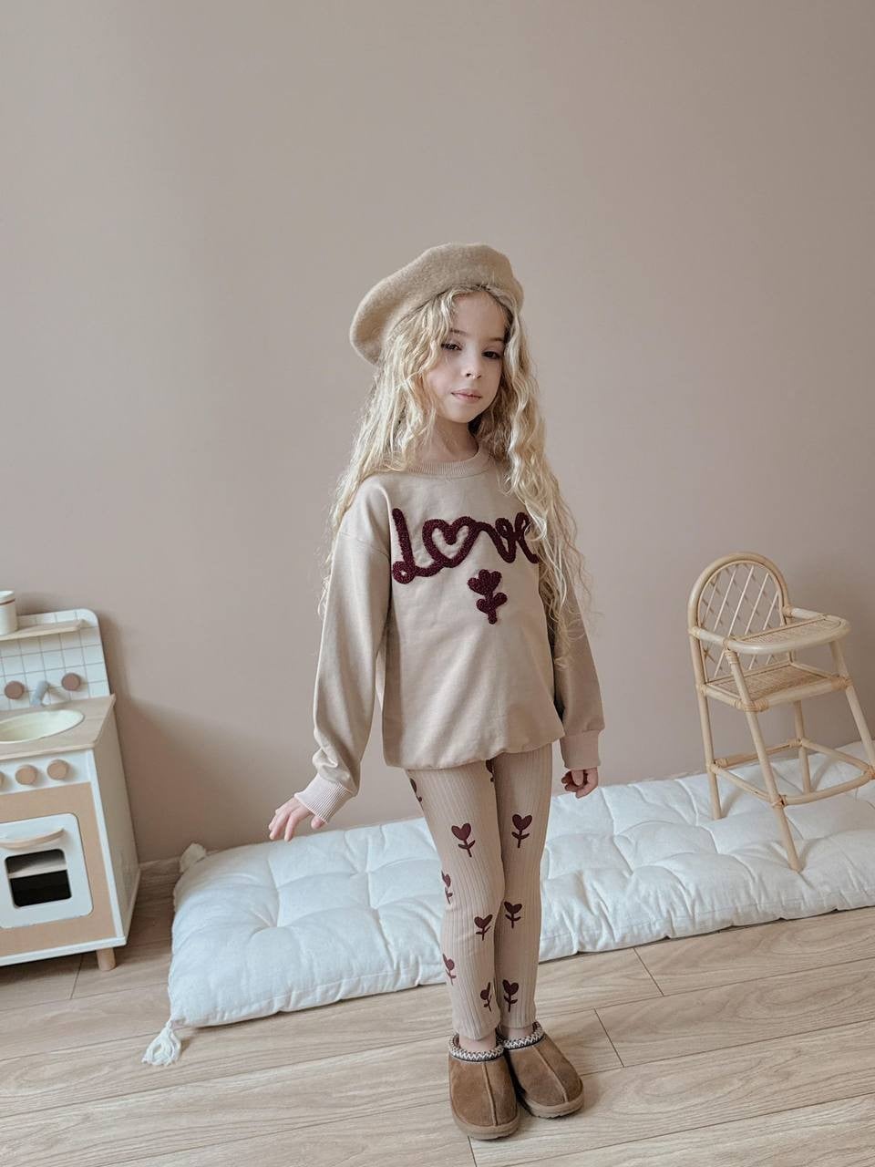 Love İşlemeli Takım