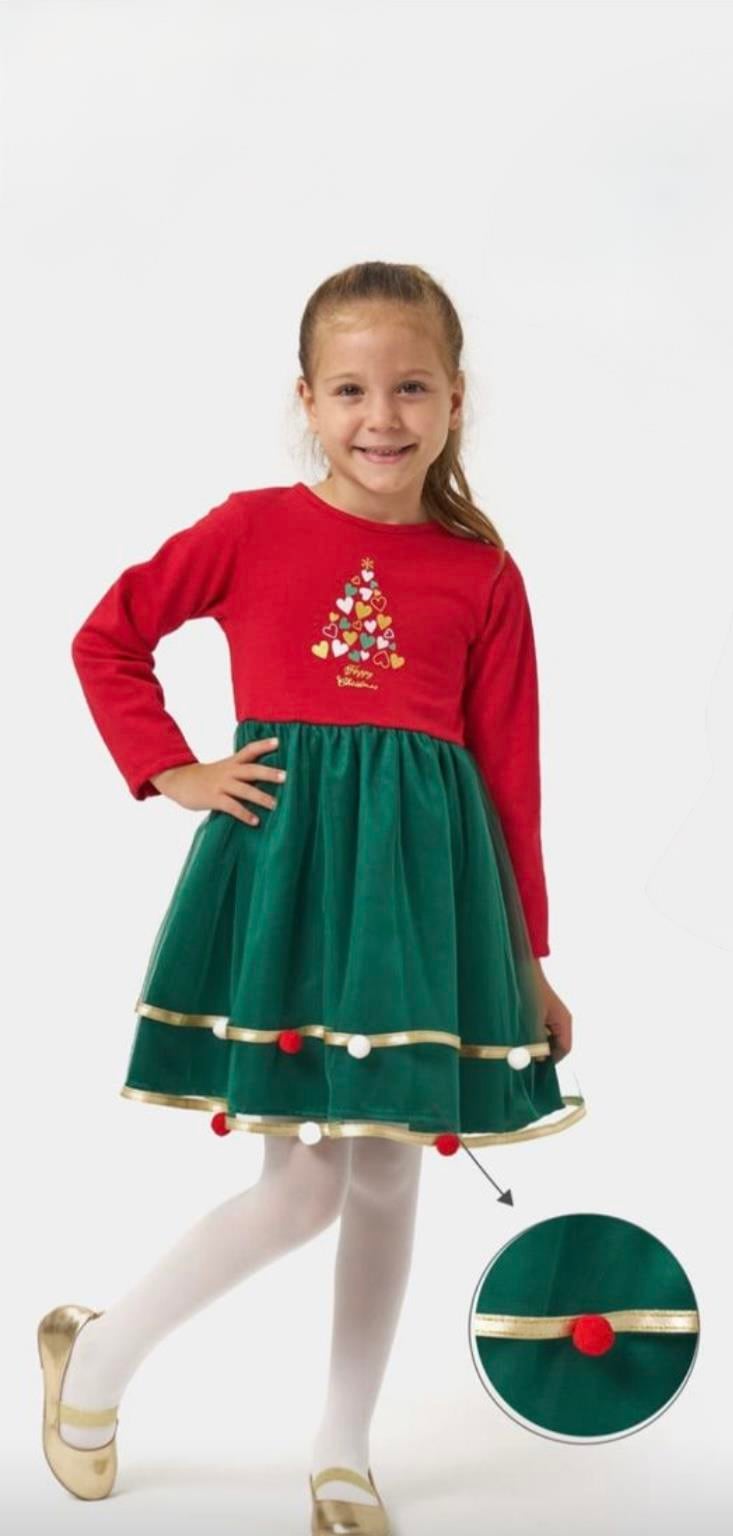 Ponpon Detaylı Elbise 