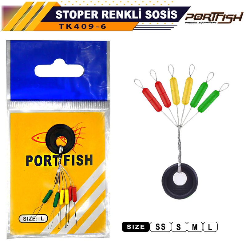 Portfish Renkli Sosis Stoper