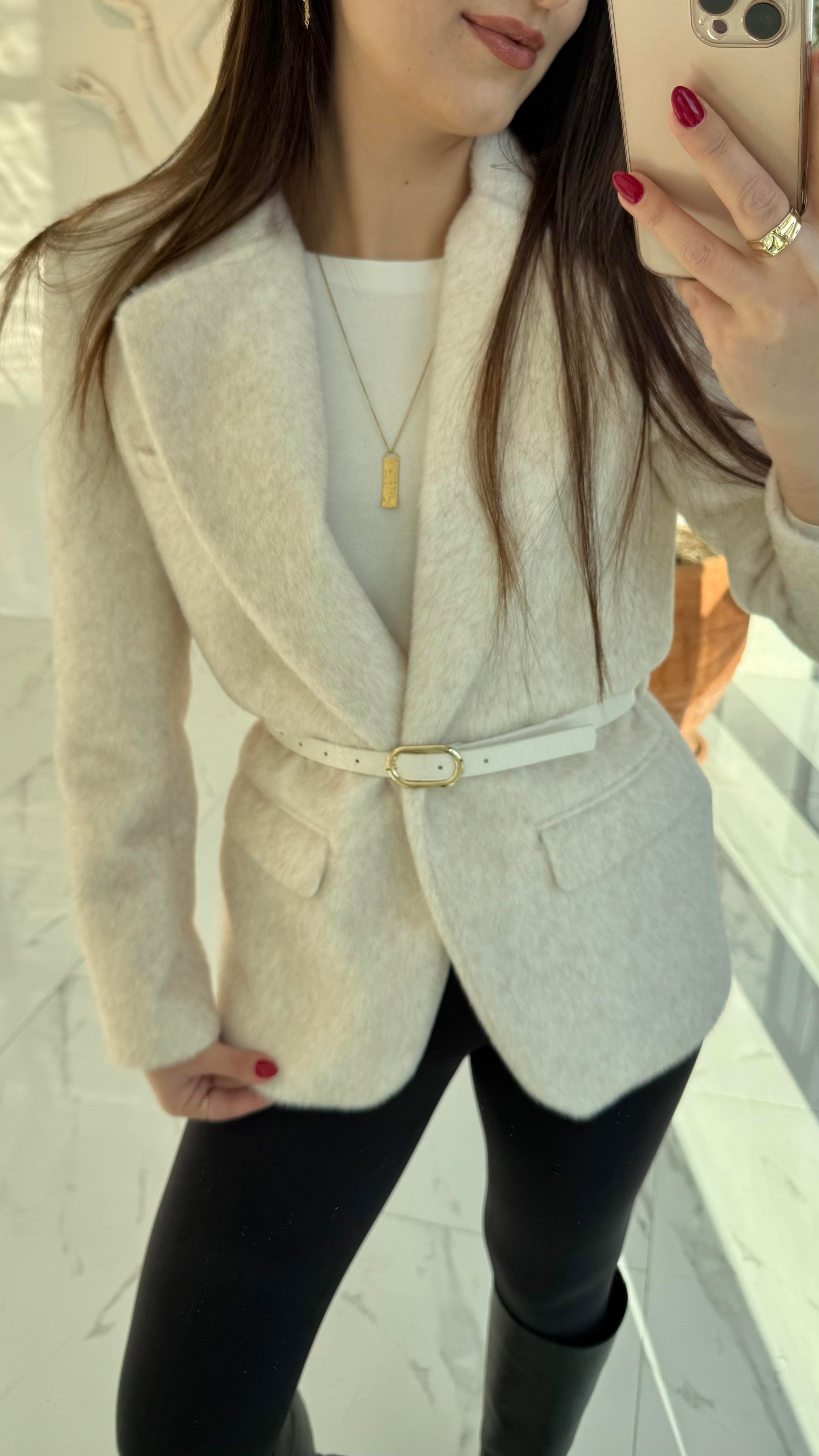 Kemerli  Blazer Kaban 