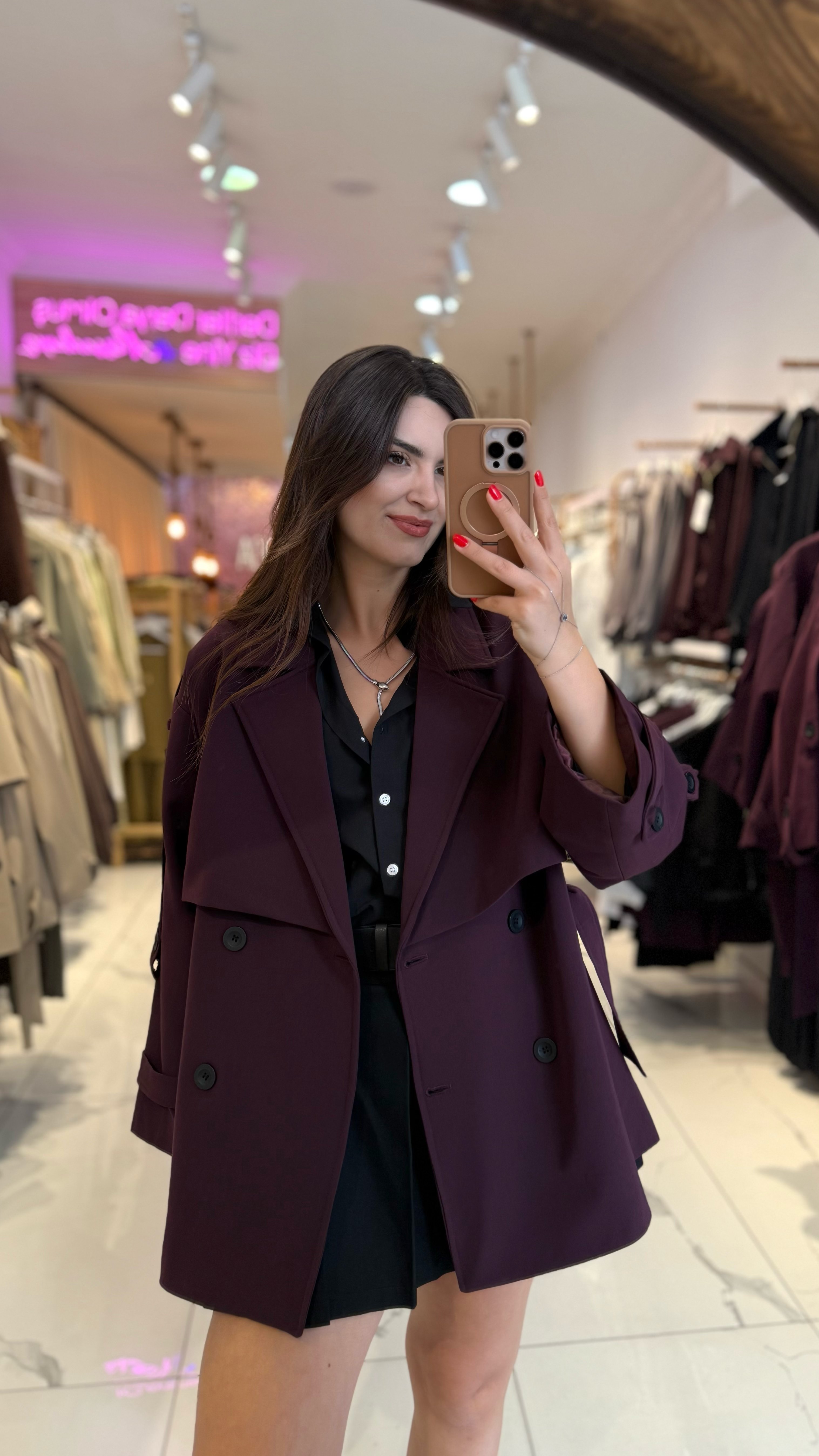 Premium Serisi Oversize Trençkot