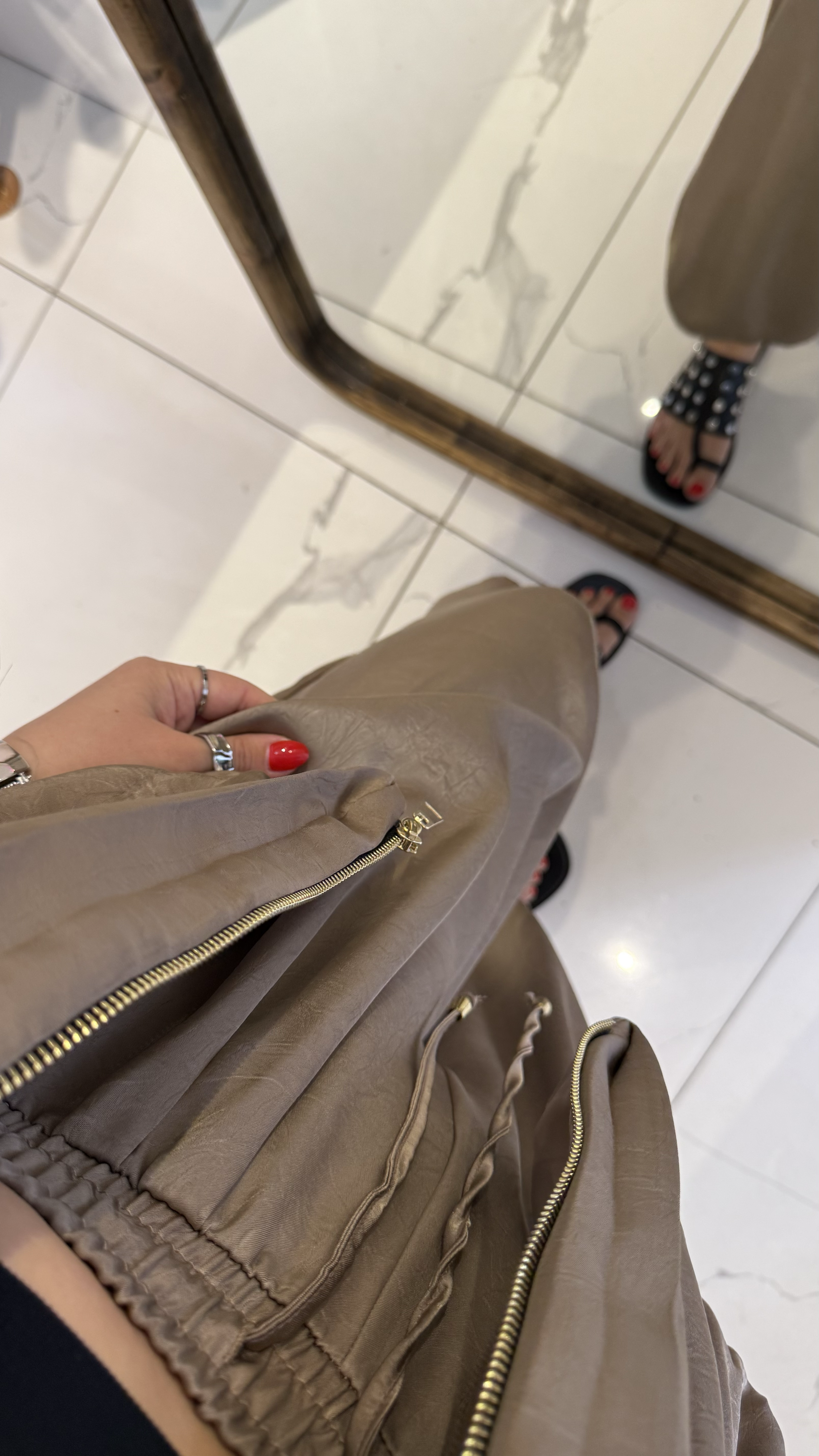 Saten Bomber Ceket