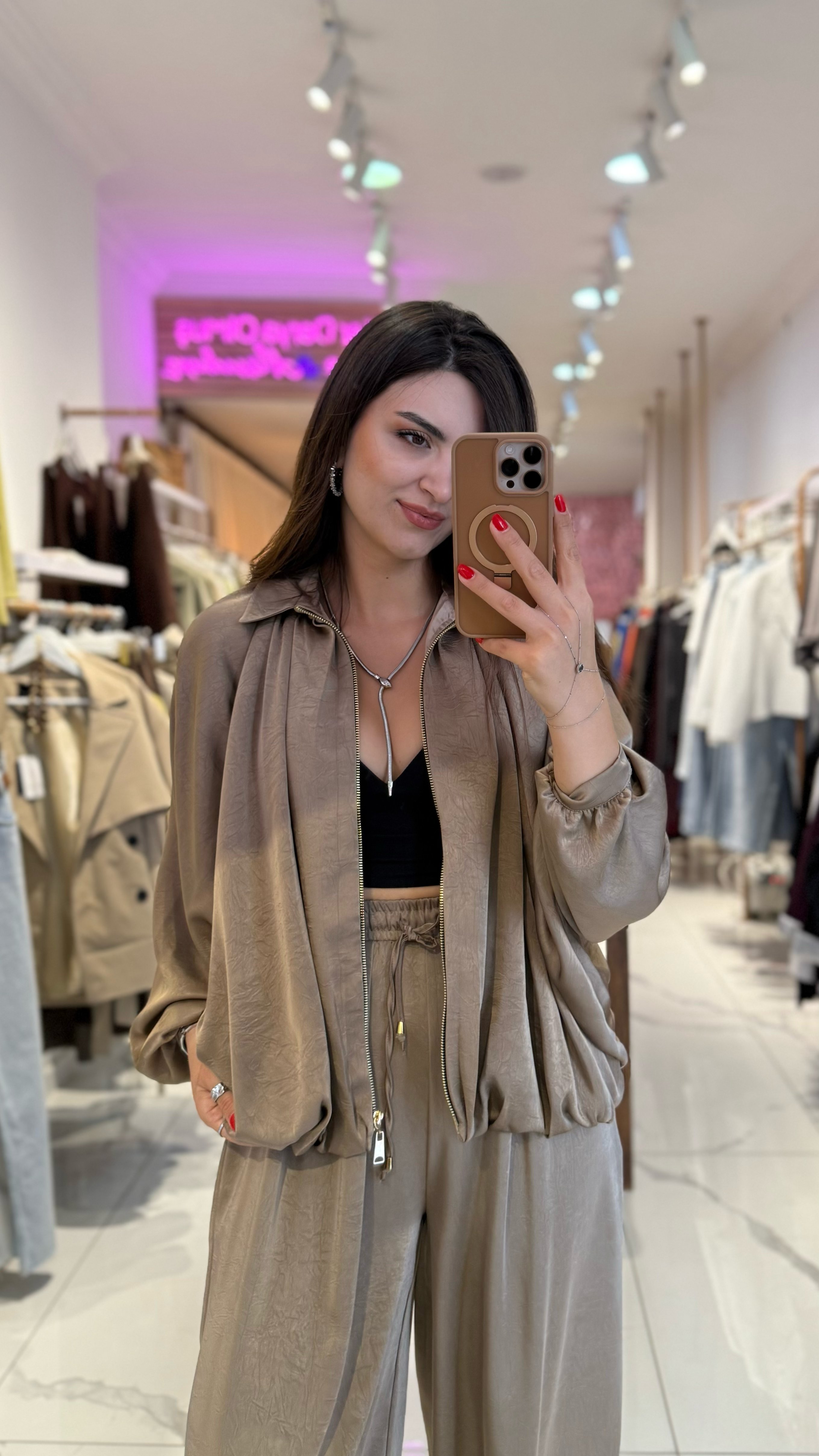 Saten Şalvar Pantolon