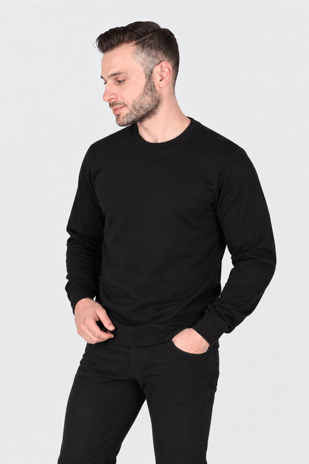 0 YAKA 2 İP UNI SWEATSHIRT