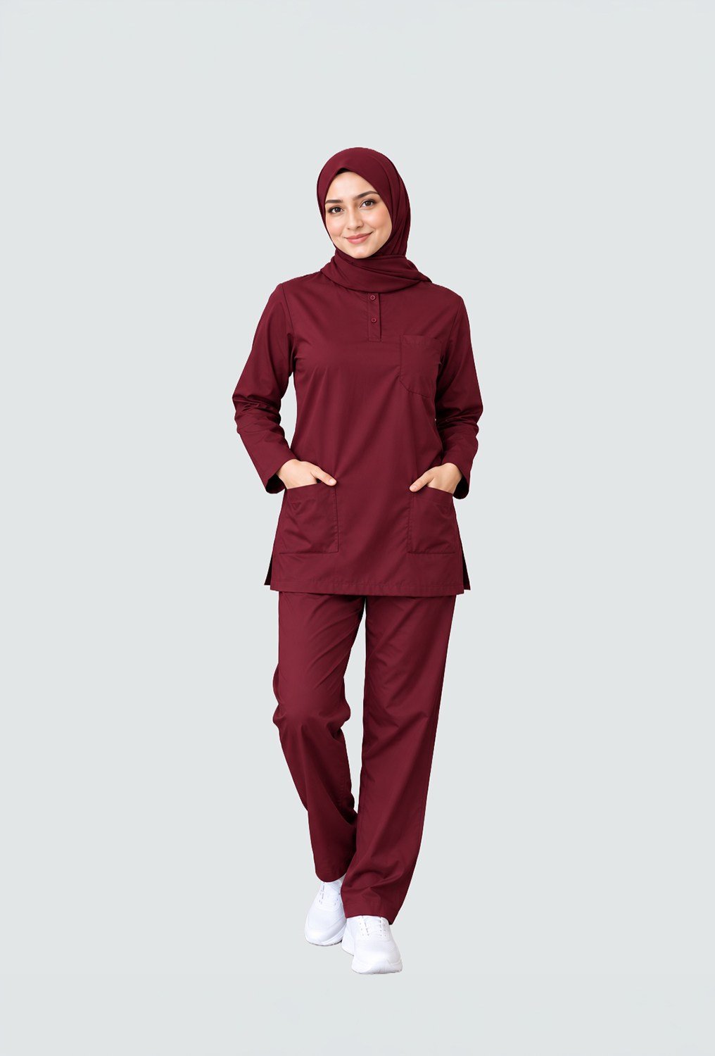 BORDO TESETTÜR KADIN SCRUBS TAKIM