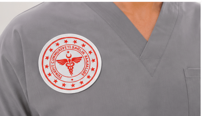 GRİ ERKEK SCRUBS TAKIM 