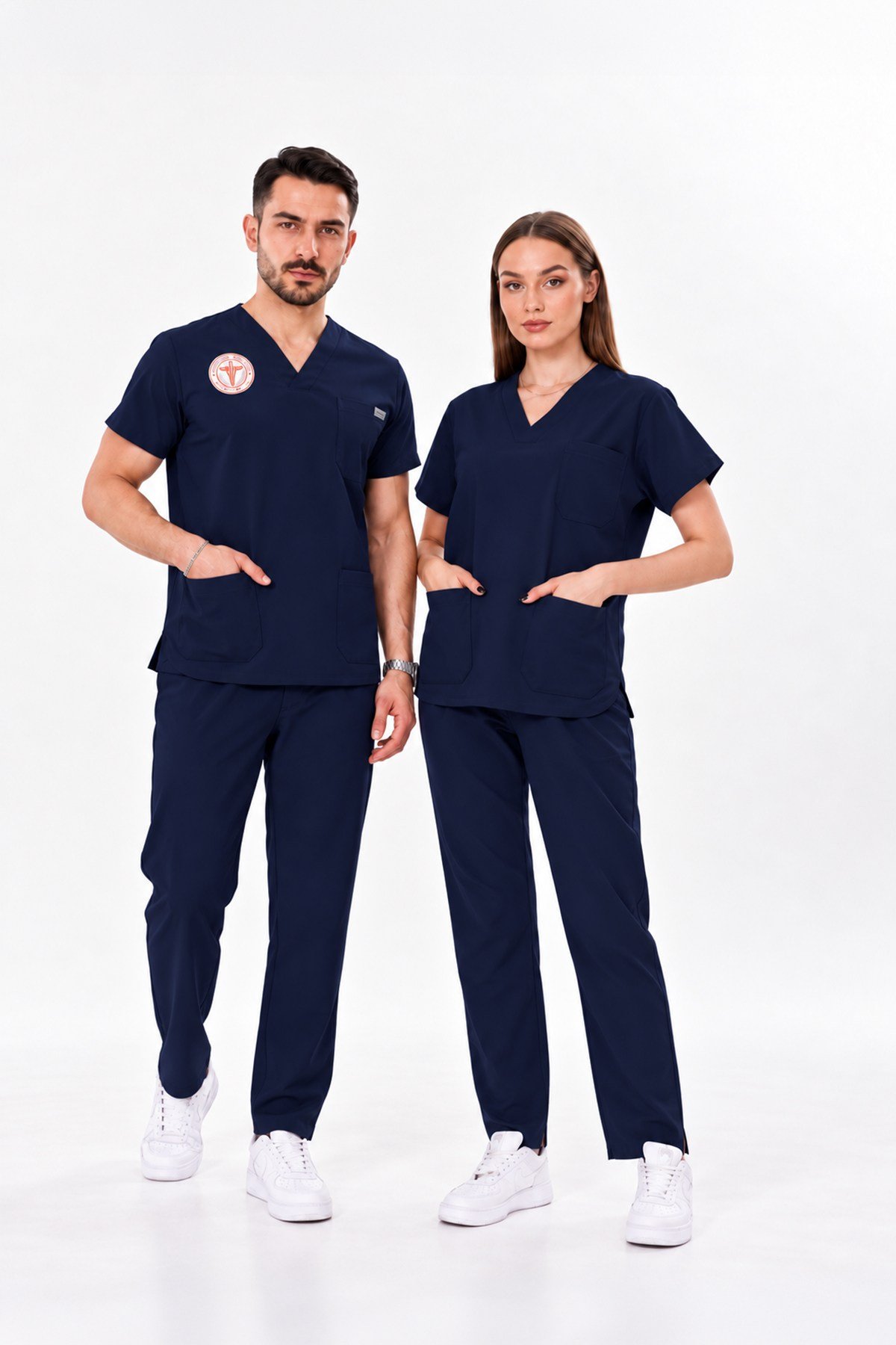 LACİVERT SCRUBS TAKIM 