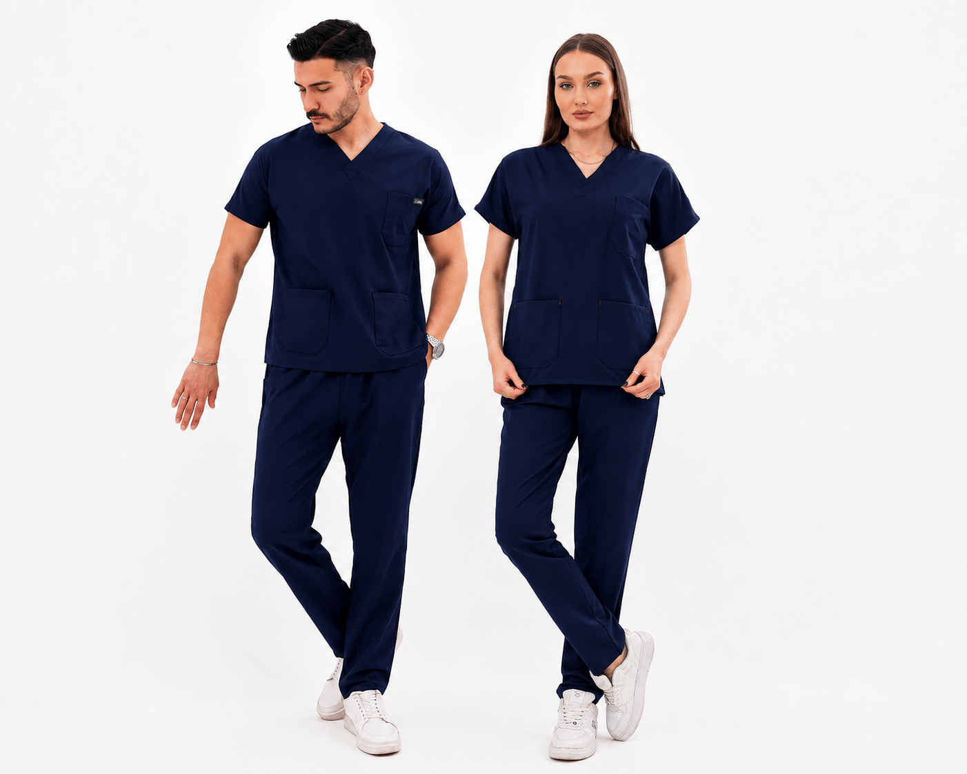LACİVERT SCRUBS TAKIM 