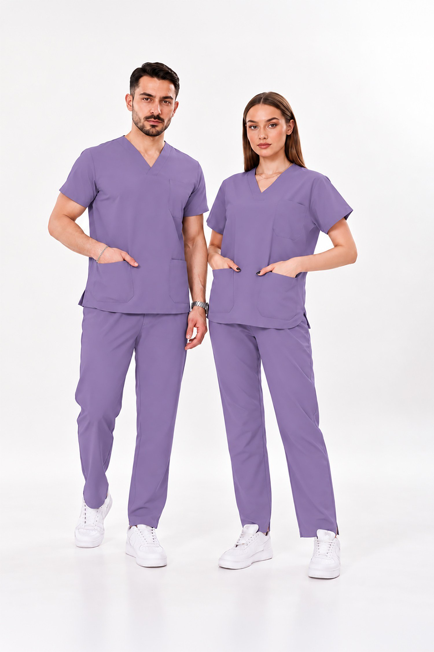 LİLA KADIN SCRUBS TAKIM