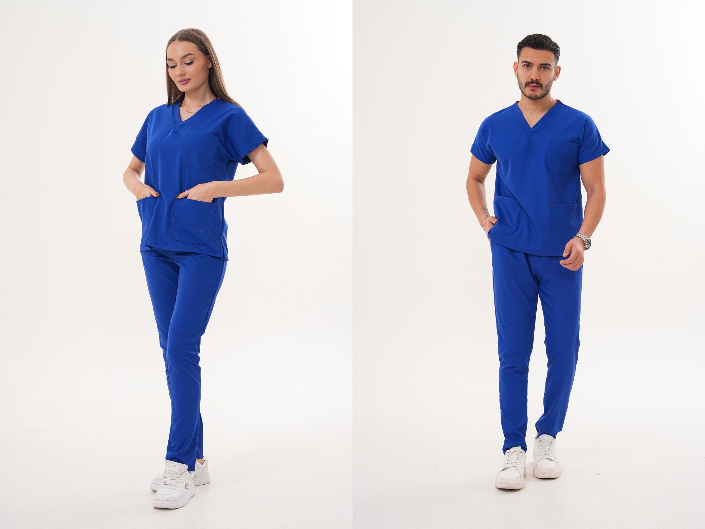 SAKS MAVİ KADIN SCRUBS TAKIM