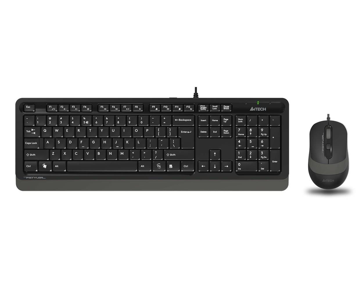 A4-Tech Kablolu Set Gri (F1010-G)