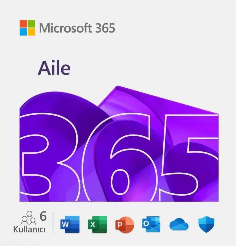 Microsoft 365 Aile - Elektronik Lisans -