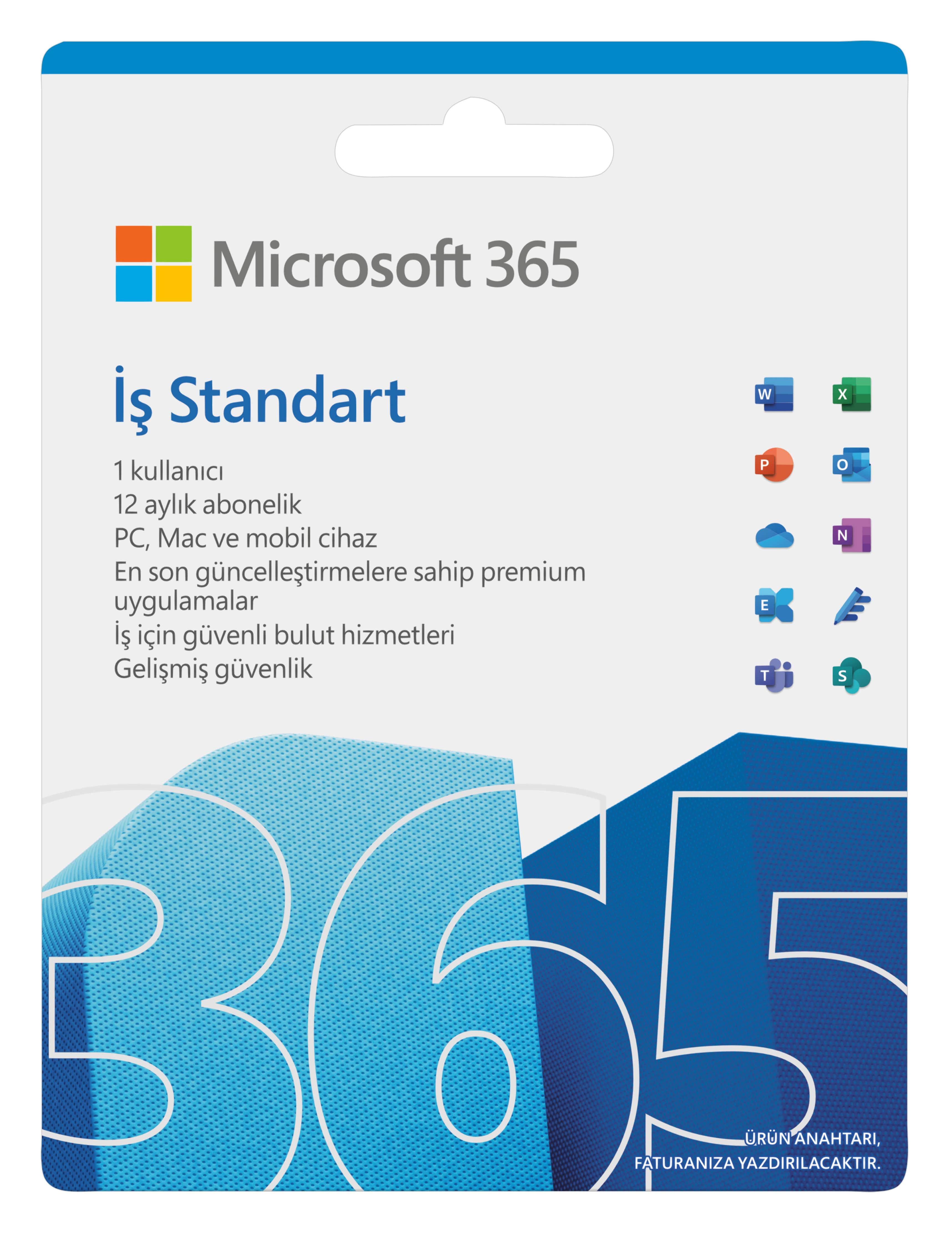 Microsoft 365 İş Standart - Elektronik Lisans