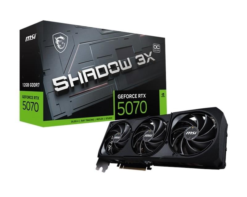 MSI GeForce RTX 5070 12G Shadow 3X OC GD7 192Bit