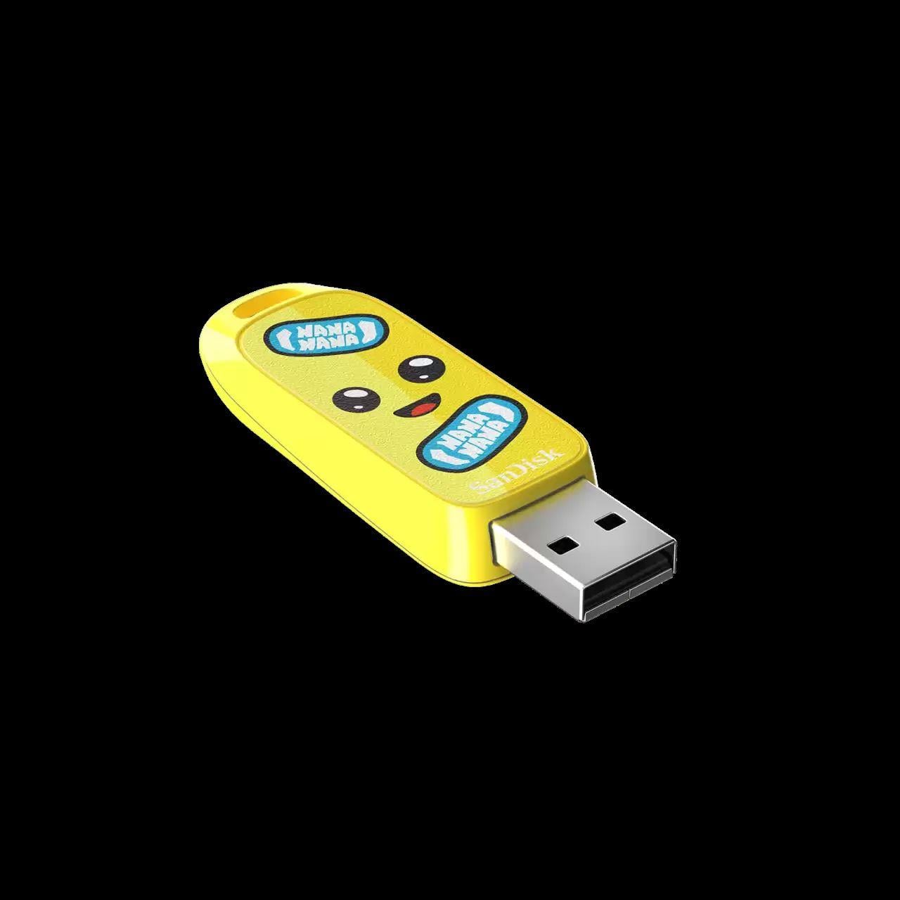 SANDISK SDCZIF-128G-G46 128GB Peely Edition USB Flash Bellek 130MB/s