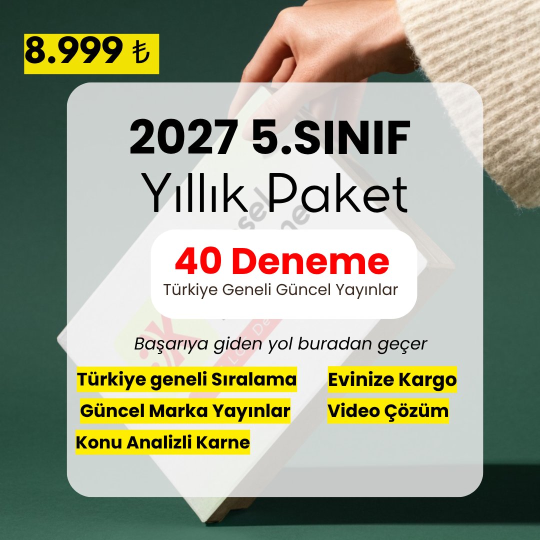 2027- 5.SINIF YILLIK PAKET