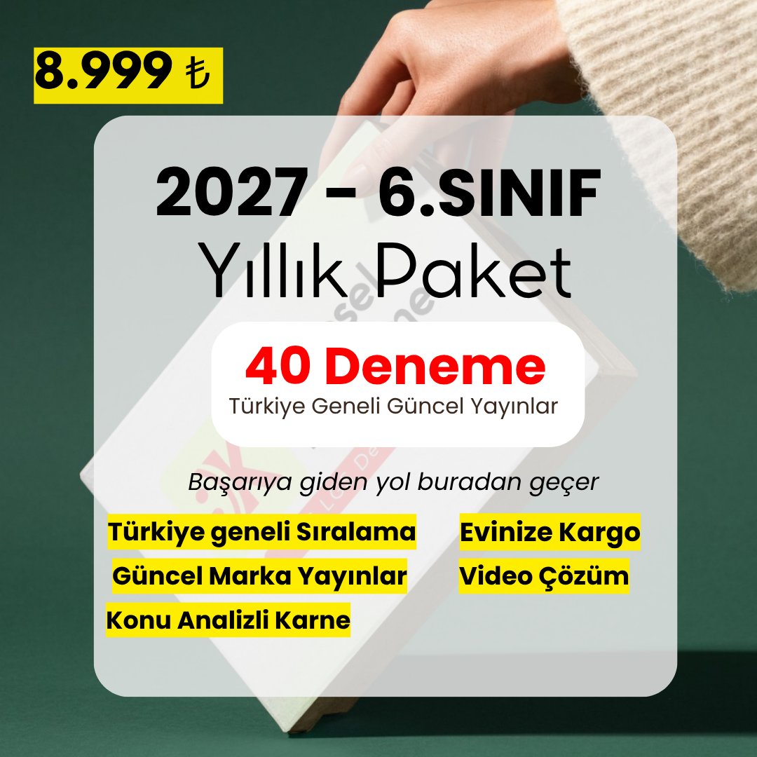 2027- 6.SINIF YILLIK PAKET