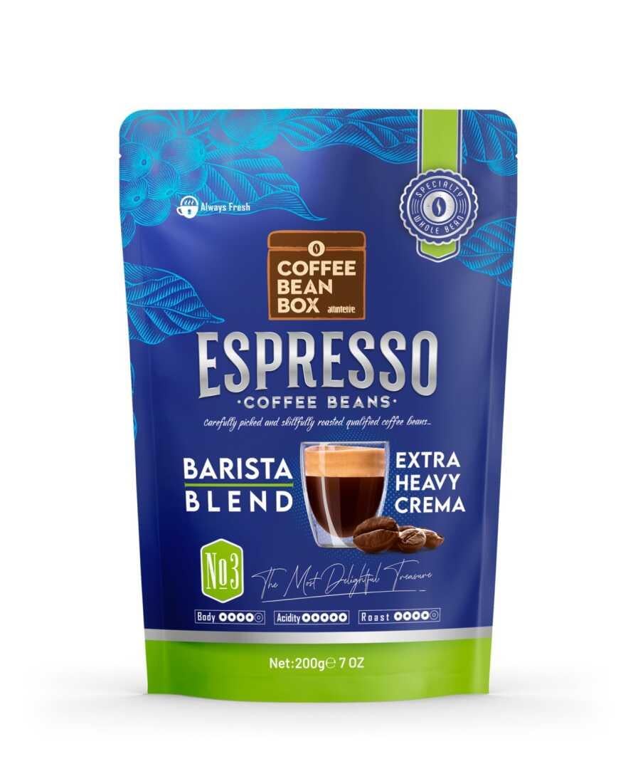 Barista Blend Espresso Çekirdek Kahve 200 Gr