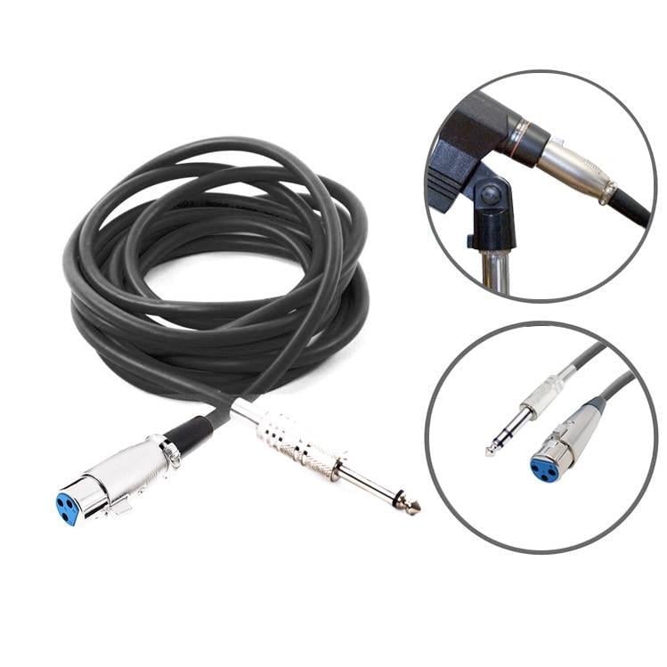 Kablo Mikrofon Pro 5 Metre Siyah KJM5BK