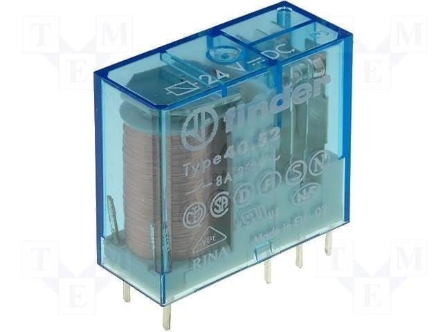 Finder 40.52.9.012.0000 Serisi 12V DC Minyatür Pcb Röle