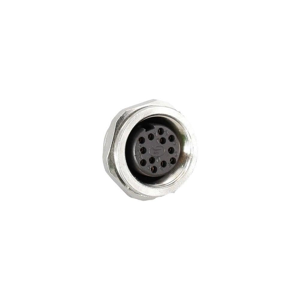 M16 12 Pin Panel Dişi Konnektör - J09F-12F1