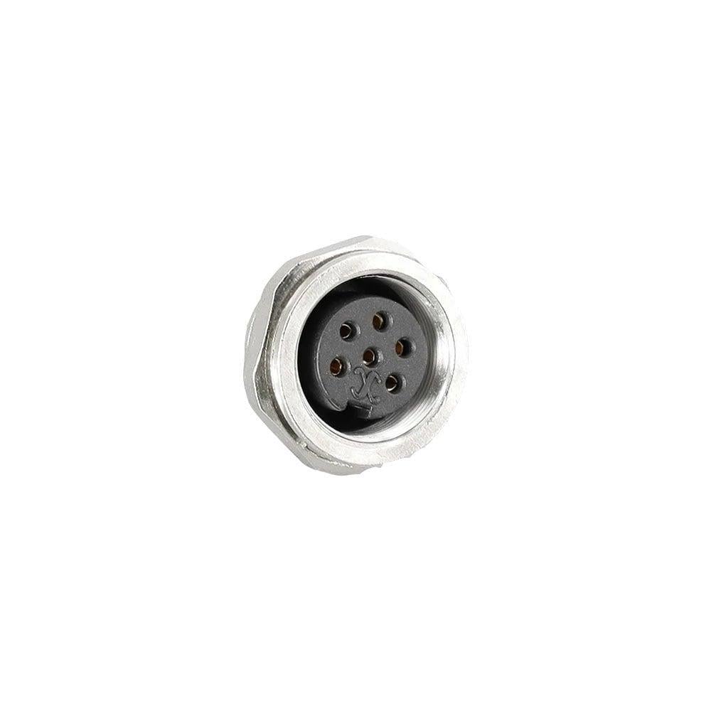 M16 6 Pin Panel Dişi Konnektör - J09F-6F1
