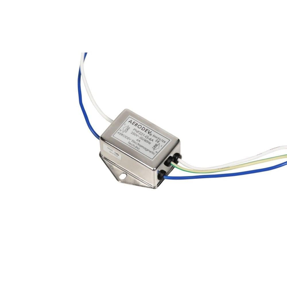 PNF221-G-6a 6 Amper Monofaze Kablolu EMI Filtre 120v / 250v AC