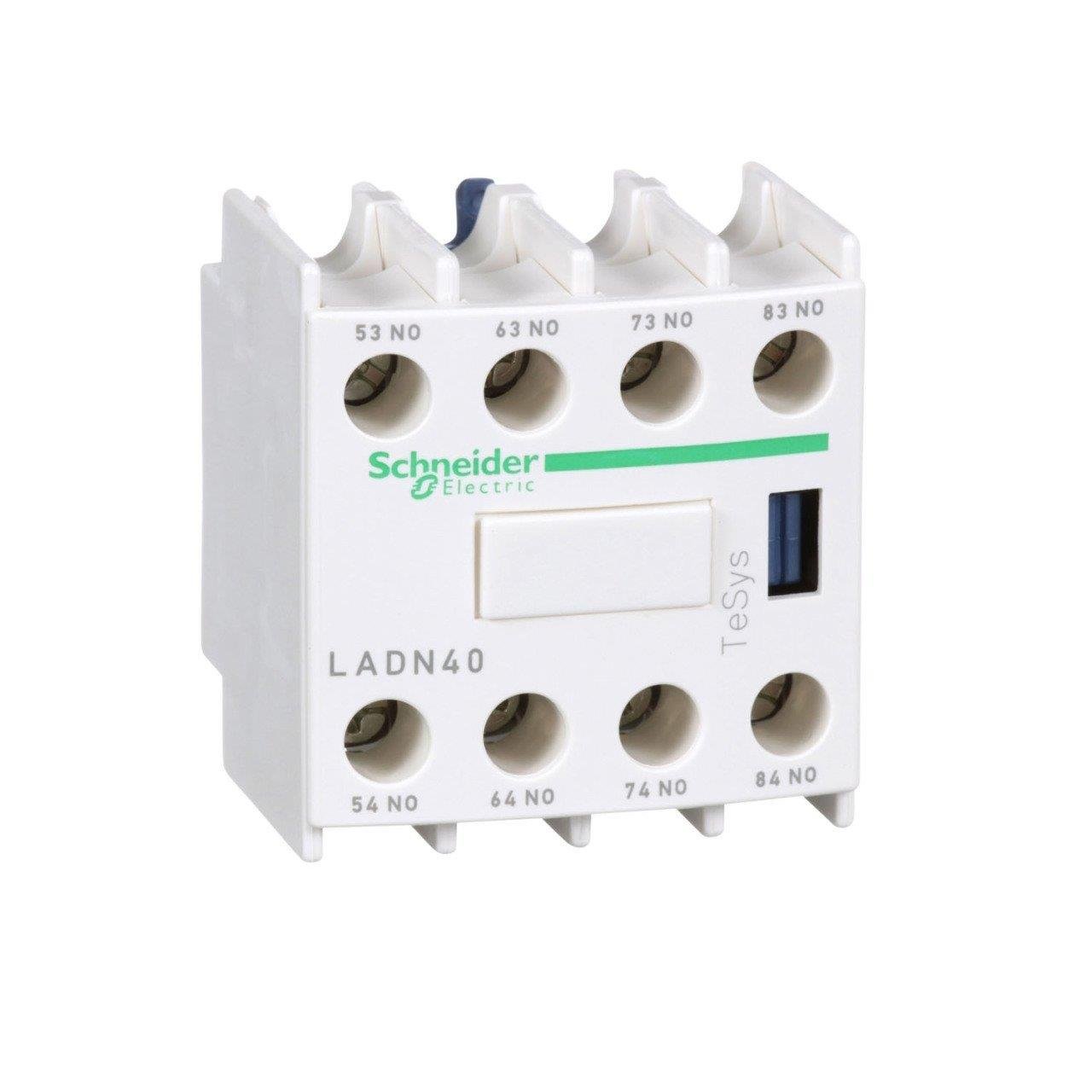 Schneider LADN40, Yardımcı Kontak Blok, 4 NA Kontak