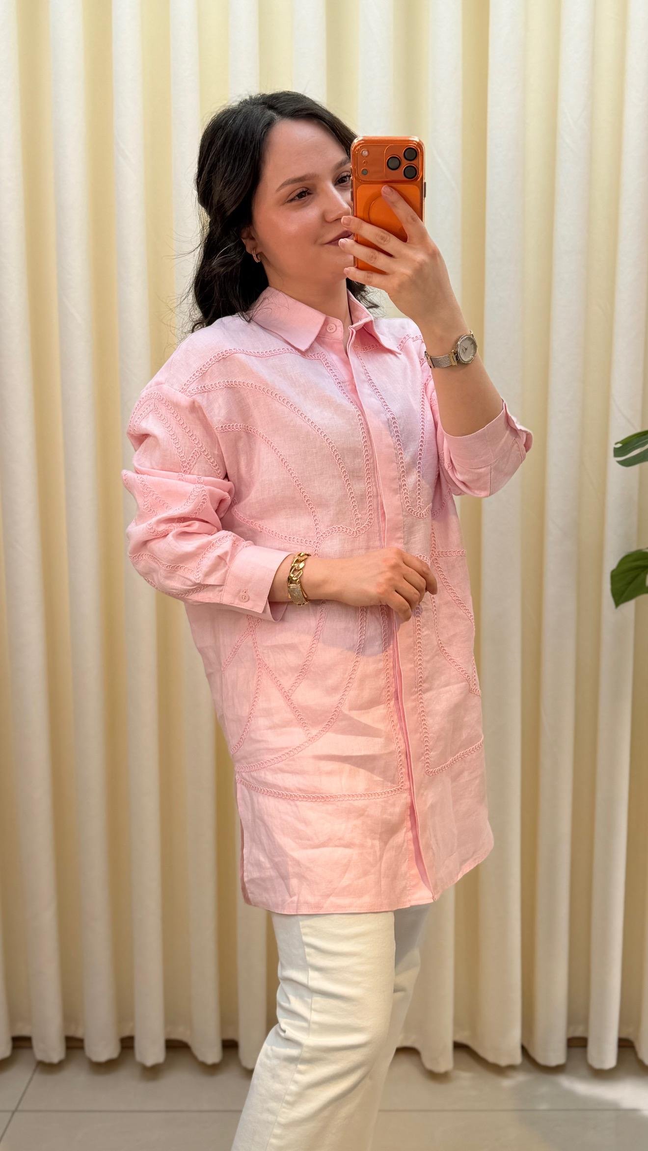 FUAT GÜRSEN TUNİK 5322 PEMBE