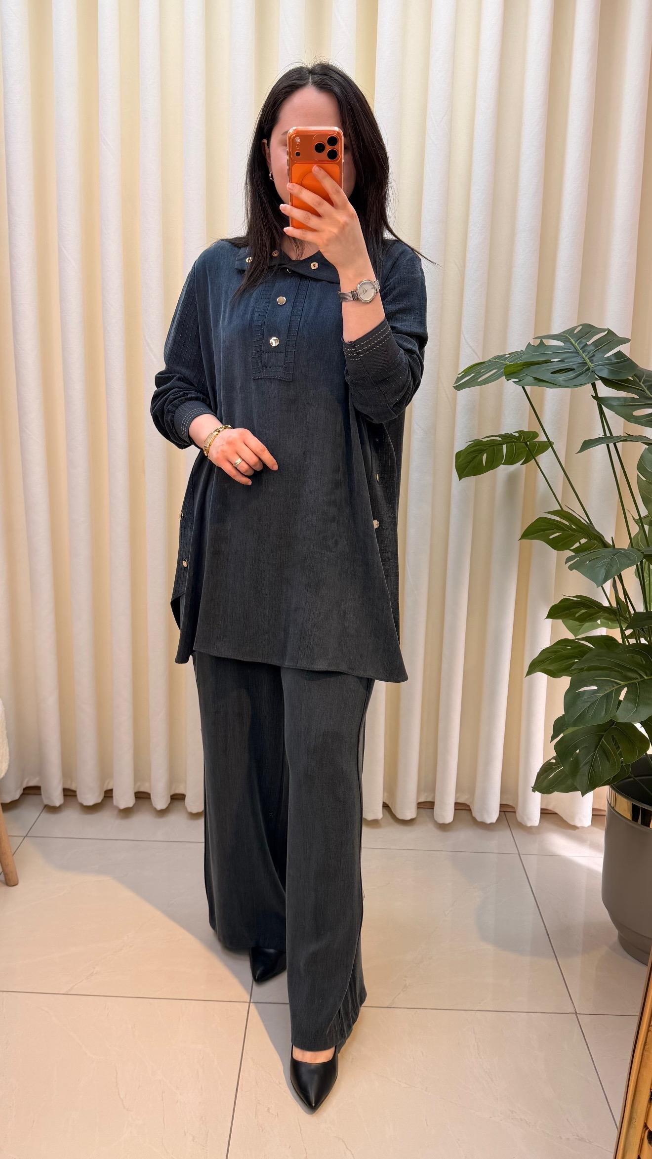 FUAT GÜRŞEN PANTALONLU TAKIM 5305 SİYAH