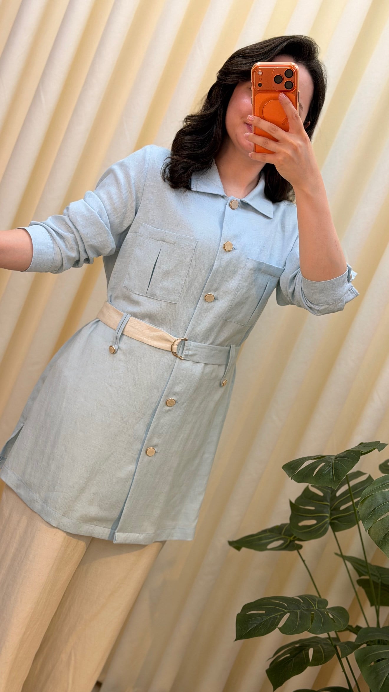 FUAT GÜRŞEN PANTALONLU TAKIM 5643 BEBE MAVİ