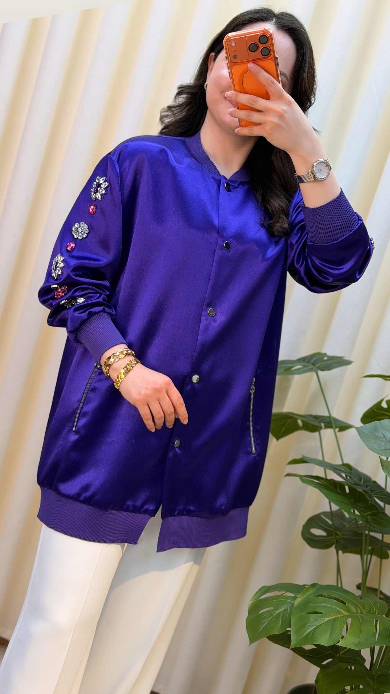GHİSA BOMBER CEKET 3685 MOR