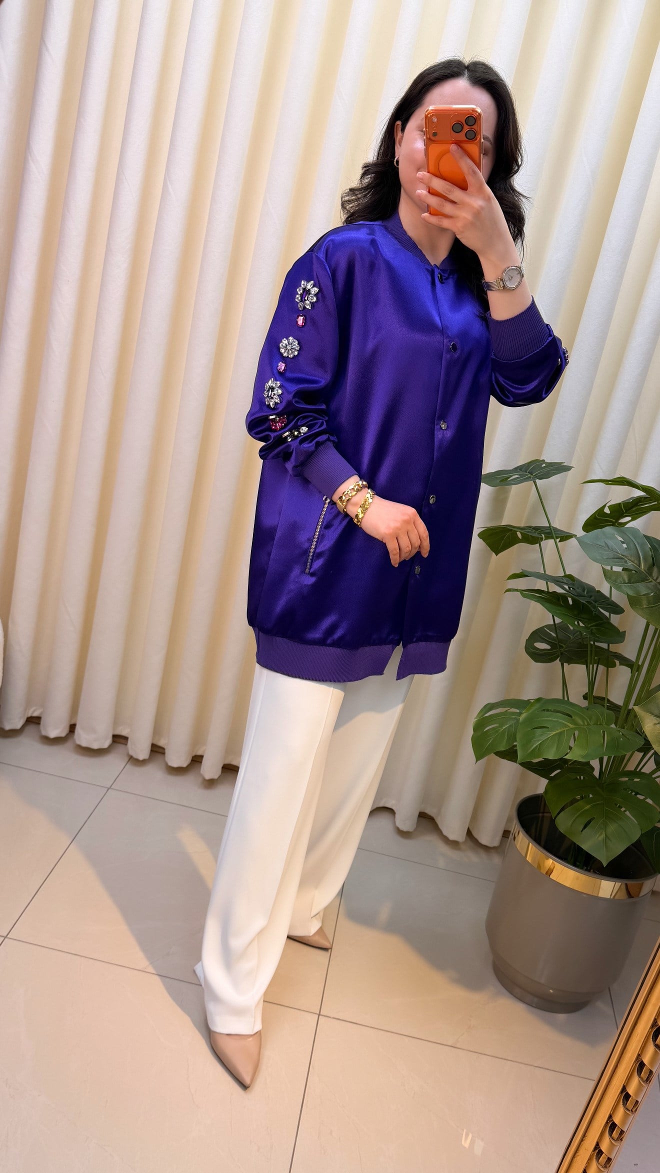GHİSA BOMBER CEKET 3685 MOR