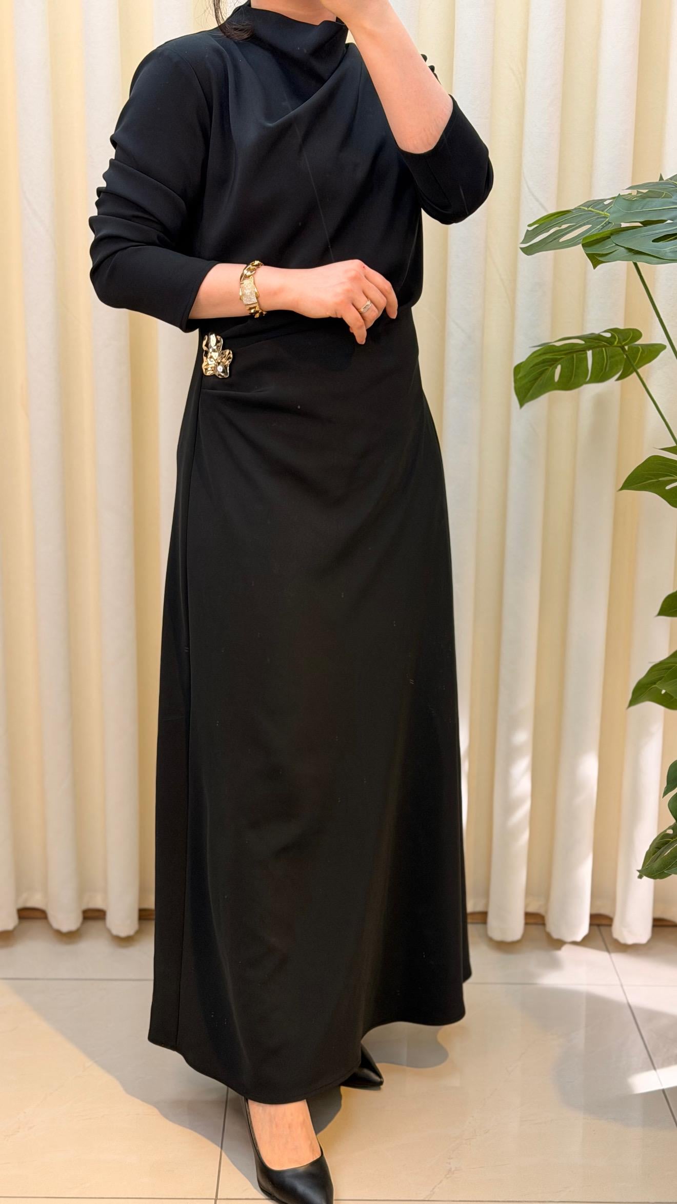 GHİSA ELBİSE 4329 SİYAH