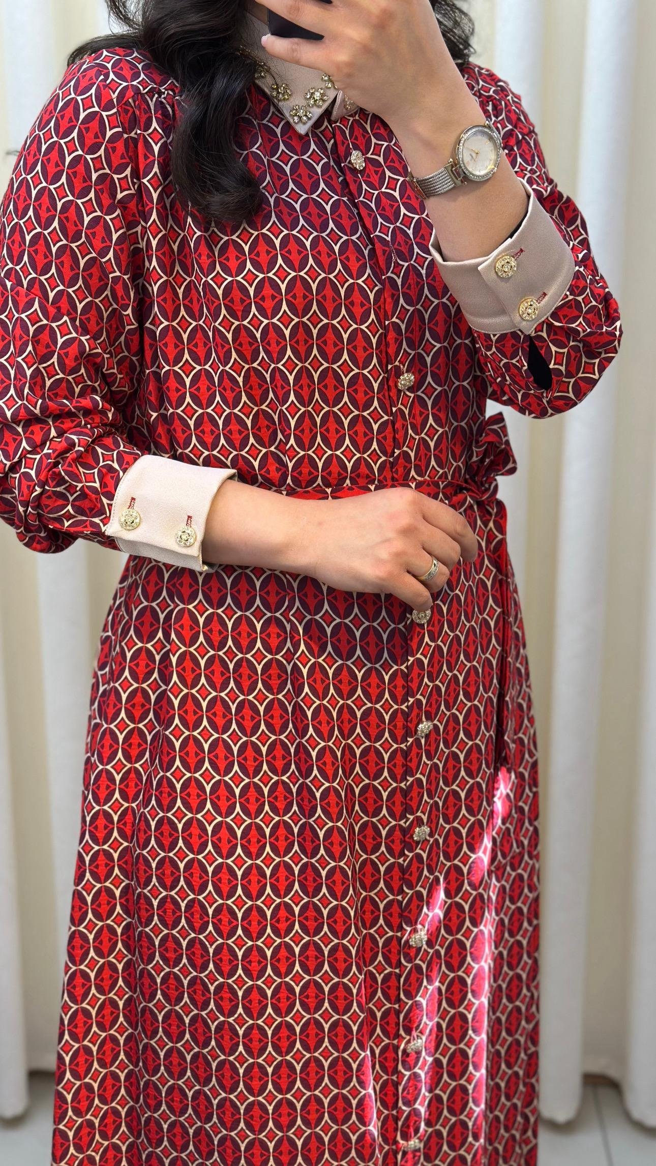 GHİSA ELBİSE 4925 MERCAN 