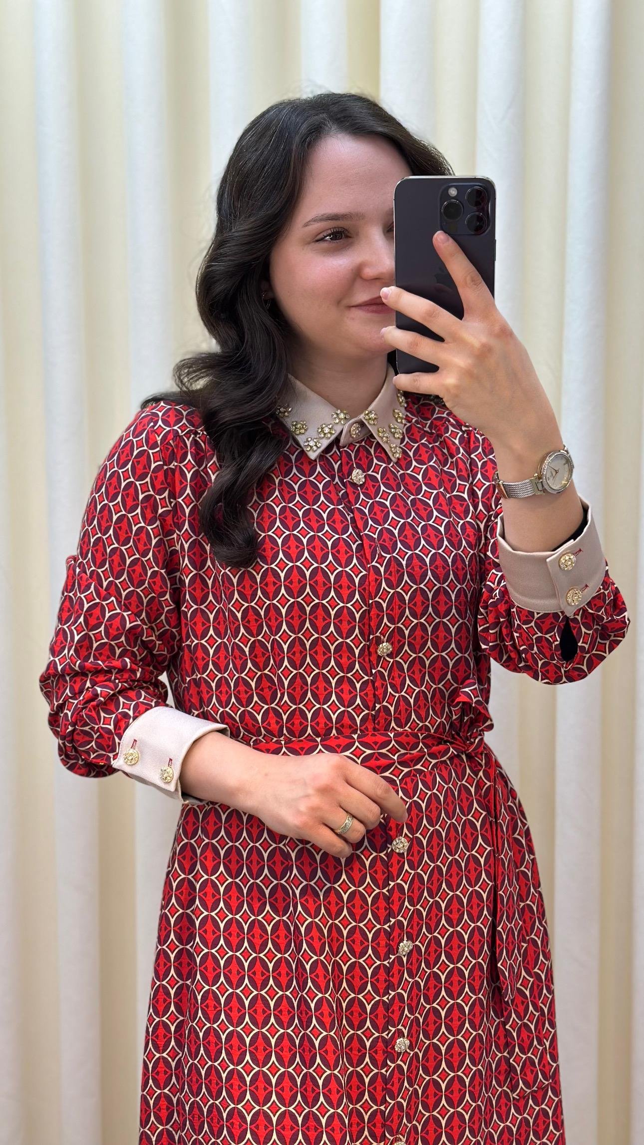GHİSA ELBİSE 4925 MERCAN 