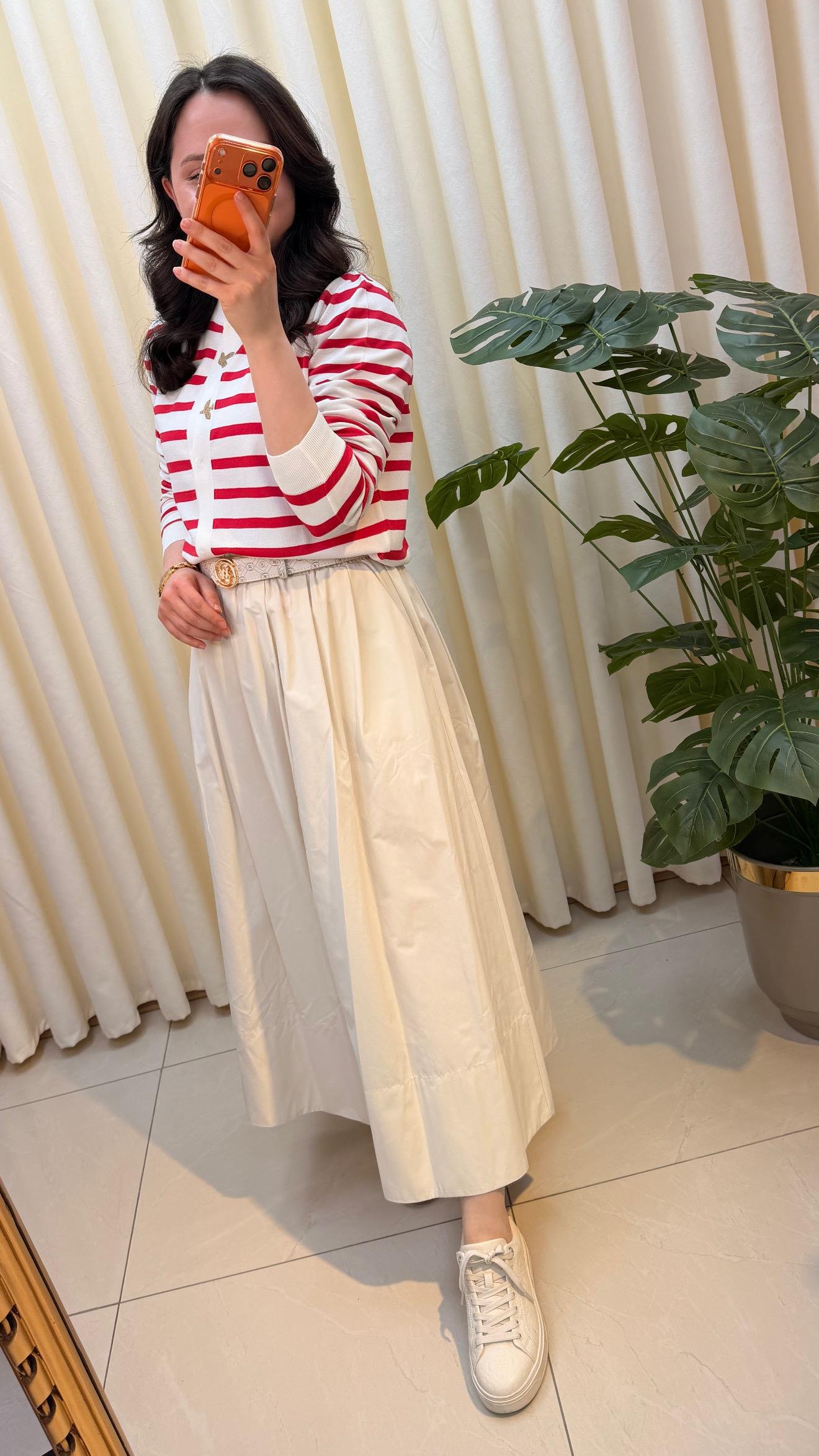 GHİSA HIRKA 3313 EKRU KIRMIZI