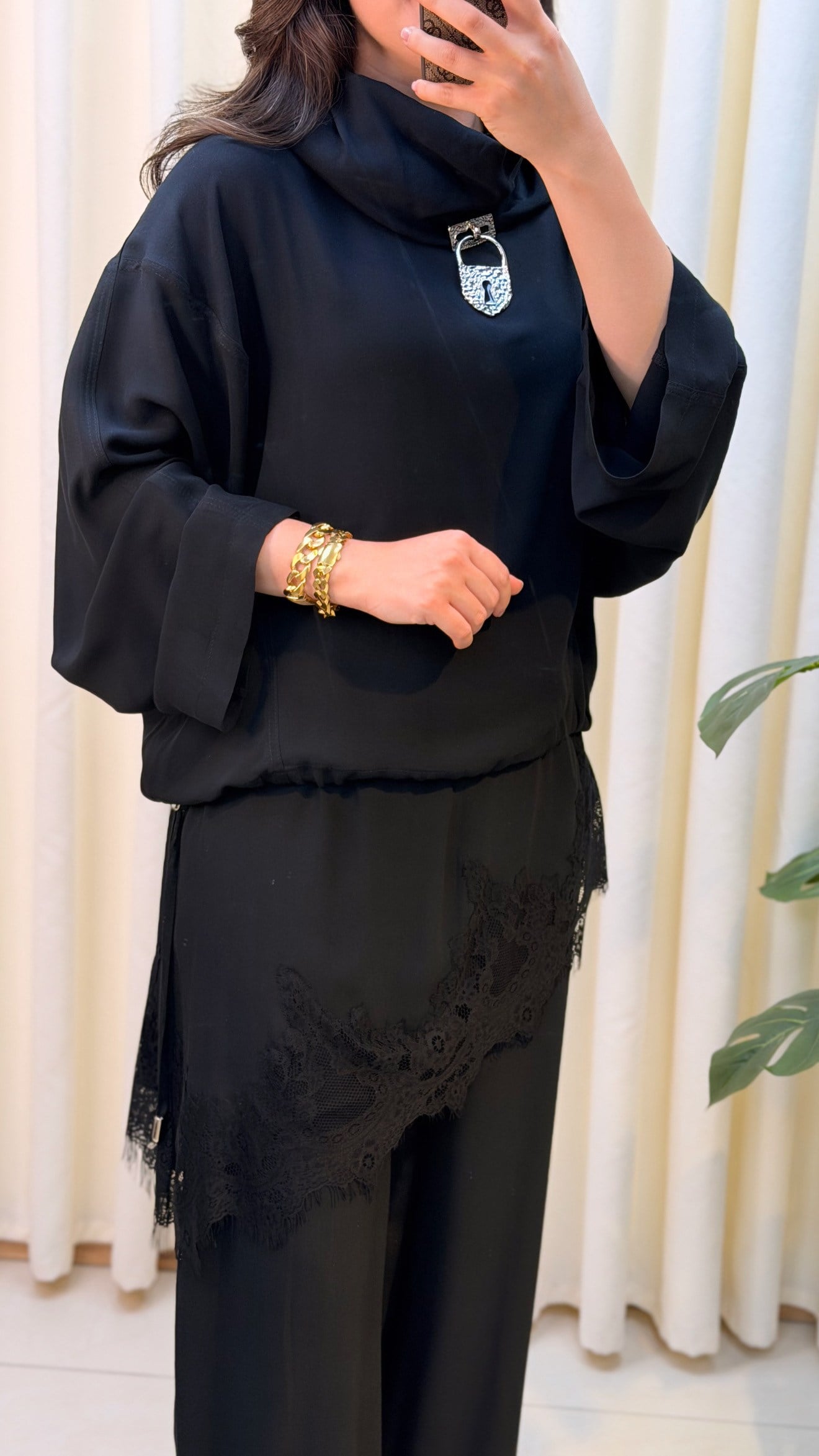 GHİSA PANTALONLU TAKIM 9404 SİYAH