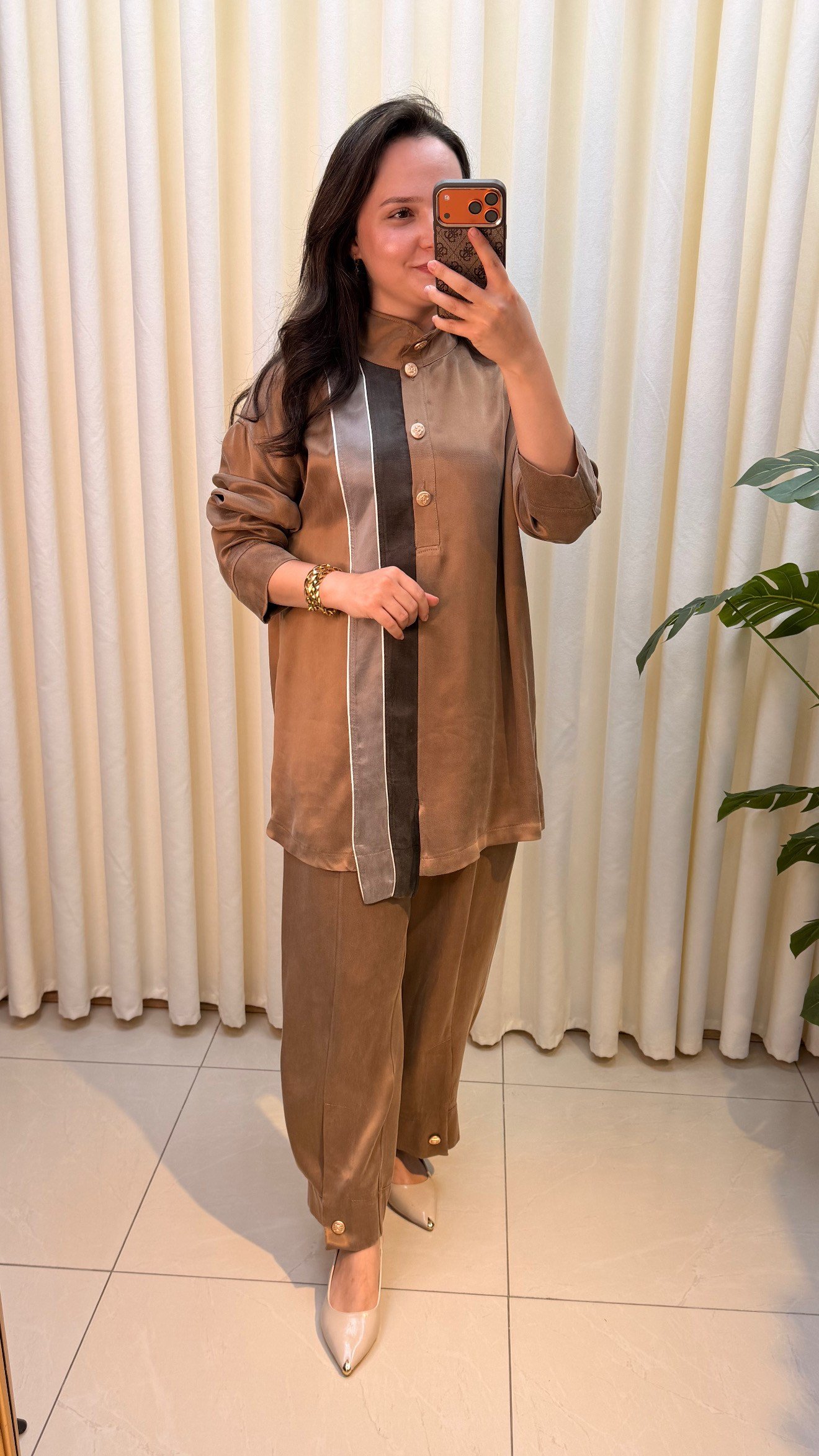 GHİSA PANTALONLU TAKIM 9412 CAMEL
