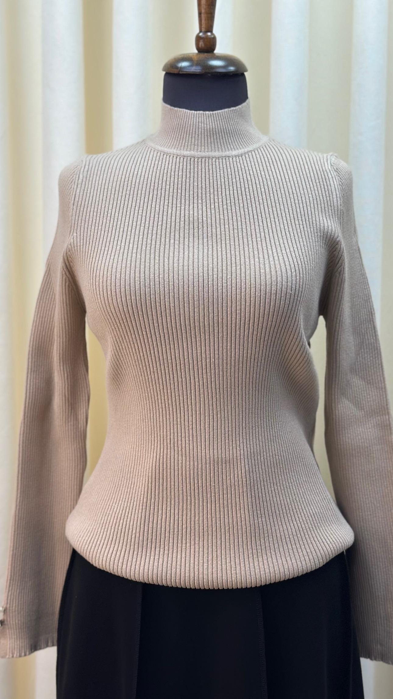 GHİSA SELANİK TRİKO BLUZ 4368 CAMEL